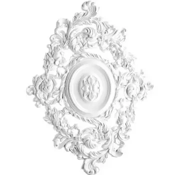 Розетка потолочная полиуретановая Decomaster DR 18 770x570х35 мм