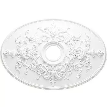 Розетка потолочная полиуретановая Decomaster DR 19 780x540х45 мм