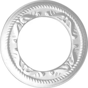 Розетка потолочная полиуретановая Decomaster DR 52 310х22 мм