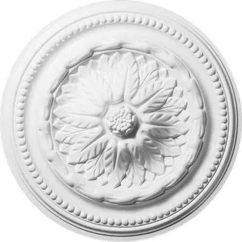 Розетка потолочная полиуретановая Decomaster DR 5 400х43 мм