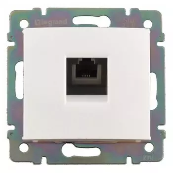 Розетка телефонная LeGrand Valena 774438 RJ-11 белая