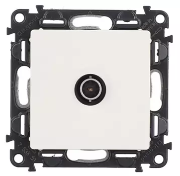 Розетка телевизионная LeGrand Valena LIFE 753451 белая оконечная скрытая установка