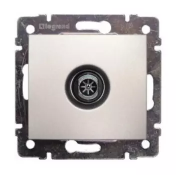 Розетка TV одиночная LeGrand Valena 770129 2400 МГц подключение-звезда алюминий