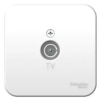 Розетка TV Schneider Electric Blanca BLNTA000011 оконечная одноместная с изолирующей пластиной белая