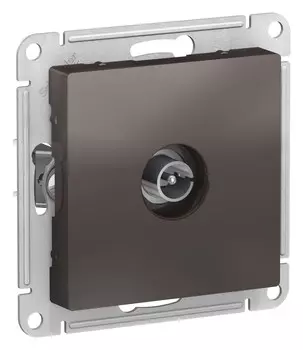 Розетка TV звезда Schneider Electric AtlasDesign ATN000693 мокко