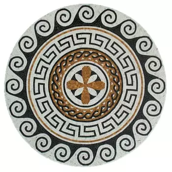 Розон мозаичный из мрамора Natural Art PH-10