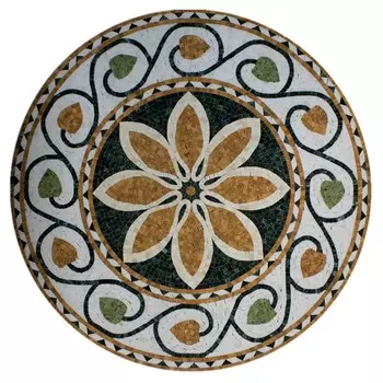 Розон мозаичный из мрамора Natural Art PH-17