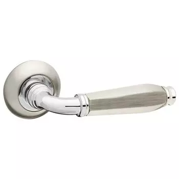 Ручка дверная Fuaro Enigma RM SN/CP-3