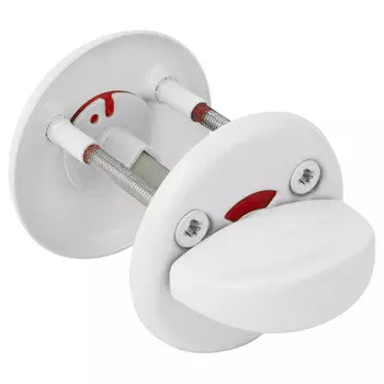 Ручка дверная поворотная Fuaro WC-001-WH белая