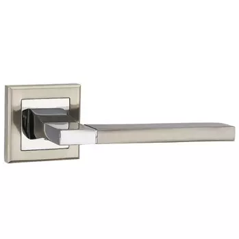 Ручка дверная Punto Tech QL SN/CP-3 матовый никель/хром