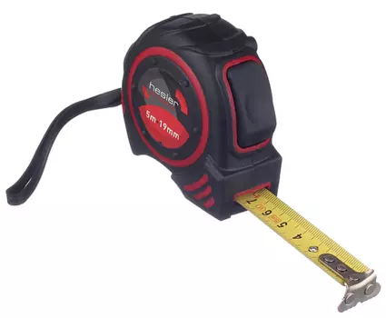 Рулетка с магнитным зацепом Hesler 19 мм 5 м