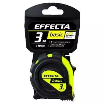 Рулетка с магнитом Effecta Basic 3м