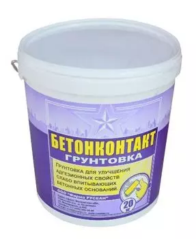 Русеан Бетонконтакт, 20 кг, Грунтовка для бетона