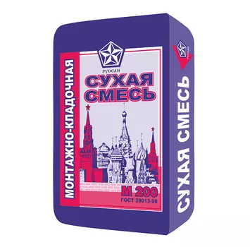 Русеан М-200, 40 кг, Смесь монтажно-кладочная