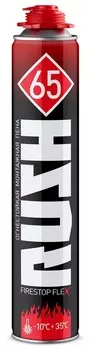 Rush Firestop Flex 65, 1000 мл, Пена монтажная профессиональная огнестойкая