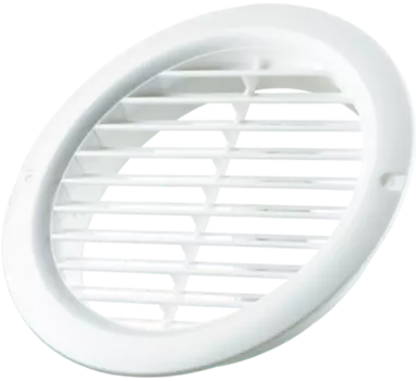РВС РВ 125 160 мм, Решетка вентиляционная приточно-вытяжная с (белая)