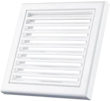 РВС РВ 154*154 154х154 мм, Решетка вентиляционная приточно-вытяжная с (белая)
