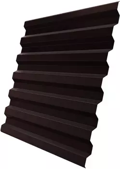 С21 1000х2000 мм RAL 8017 0.4 мм, Профнастил (шоколадно-коричневый)