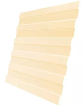 С8 Grand Line Optima Satin 1200 мм RAL 1015 0.5 мм, Профнастил (светлая слоновая кость)