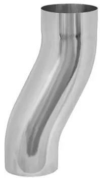 S-обвод Aquasystem цинк D125/90 мм