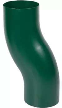 S-обвод Aquasystem RAL6005 зеленый D125/90 мм