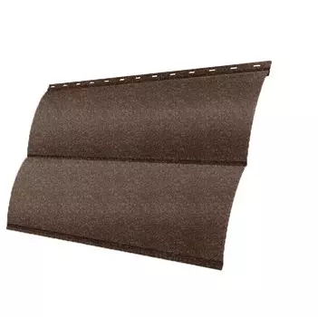 Сайдинг Grand Line Блок-хаус Colority Print 0.5 мм Corten резка