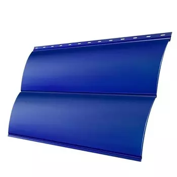 Сайдинг Grand Line Блок-хаус Quarzit lite 0.5 мм Ral 5005 резка