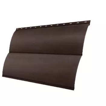 Сайдинг Grand Line Блок-хаус Safari 0.5 мм Brown резка