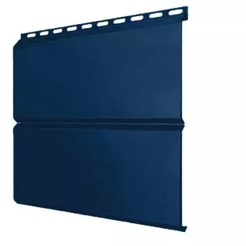 Сайдинг Grand Line Экобрус Safari Blue резка