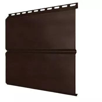 Сайдинг Grand Line Экобрус Safari Brown резка