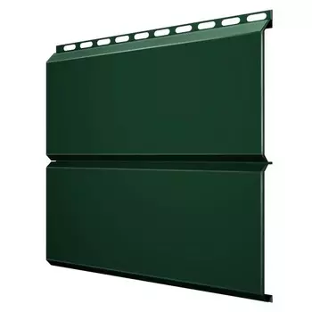 Сайдинг Grand Line Экобрус Velur20 Ral 6020 резка