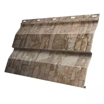 Сайдинг Grand Line Корабельная Доска Colority Print 0.5 мм Fine Stone резка