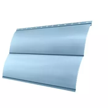 Сайдинг Grand Line Optima Блок-хаус Satin 0.5 мм Ral 5024 резка