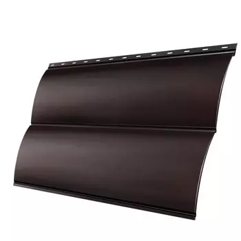 Сайдинг Grand Line Optima Блок-хаус Satin 0.5 мм Ral 8017 резка