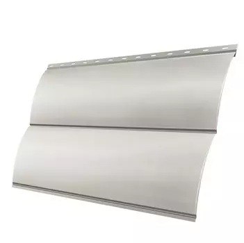 Сайдинг Grand Line Optima Блок-хаус Satin 0.5 мм Ral 9002 резка