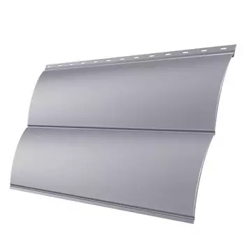 Сайдинг Grand Line Optima Блок-хаус Satin 0.5 мм Ral 7004 резка