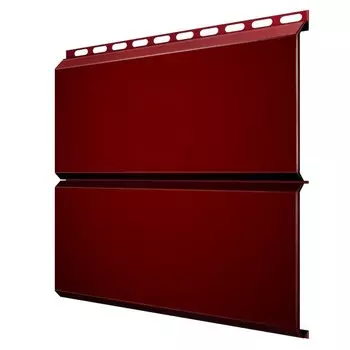 Сайдинг Grand Line Optima Экобрус Pe 0.45 мм Ral 3005 резка