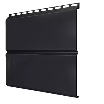 Сайдинг Grand Line Optima Экобрус Satin 0.5 мм Ral 9004 резка