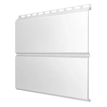 Сайдинг Grand Line Optima Экобрус Satin 0.5 мм Ral 9003 резка