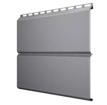 Сайдинг Grand Line Optima Экобрус Satin 0.5 мм Ral 7004 резка