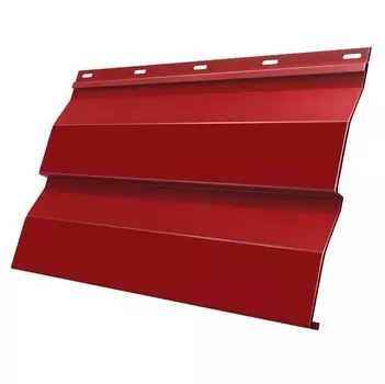 Сайдинг Grand Line Optima Корабельная Доска Satin 0.5 мм Ral 3003 резка