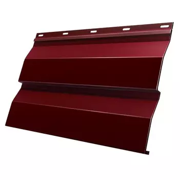 Сайдинг Grand Line Optima Корабельная Доска Satin 0.5 мм Ral 3005 резка