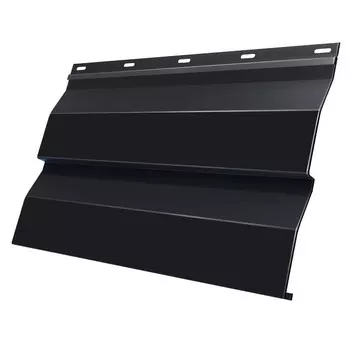 Сайдинг Grand Line Optima Корабельная Доска Pe 0.45 мм Ral 9004 резка