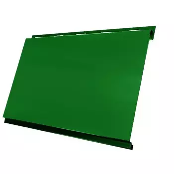 Сайдинг Grand Line Optima Вертикаль Pe 0.45 мм Ral 6029 резка