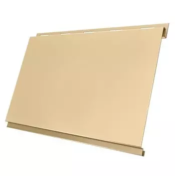 Сайдинг Grand Line Optima Вертикаль Pe 0.45 мм Ral 1014 резка