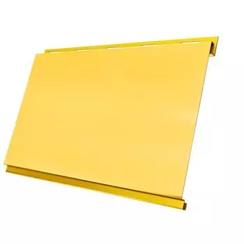 Сайдинг Grand Line Optima Вертикаль Pe 0.45 мм Ral 1018 резка