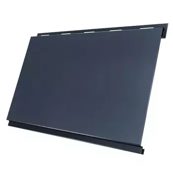 Сайдинг Grand Line Optima Вертикаль Satin 0.5 мм Ral 7024 резка