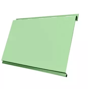 Сайдинг Grand Line Optima Вертикаль Satin 0.5 мм Ral 6019 резка