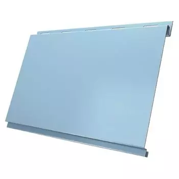 Сайдинг Grand Line Optima Вертикаль Satin 0.5 мм Ral 5024 резка