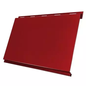 Сайдинг Grand Line Optima Вертикаль Satin 0.5 мм Ral 3011 резка